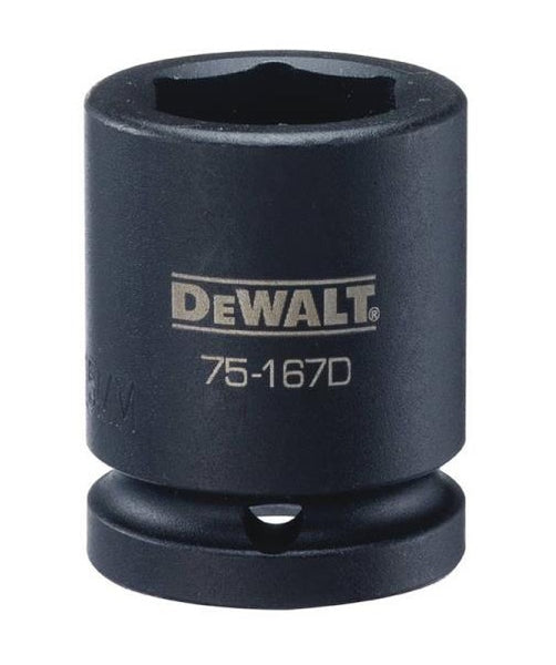 DeWalt DWMT75167OSP Drive Impact Socket, Black Oxide, 25 MM