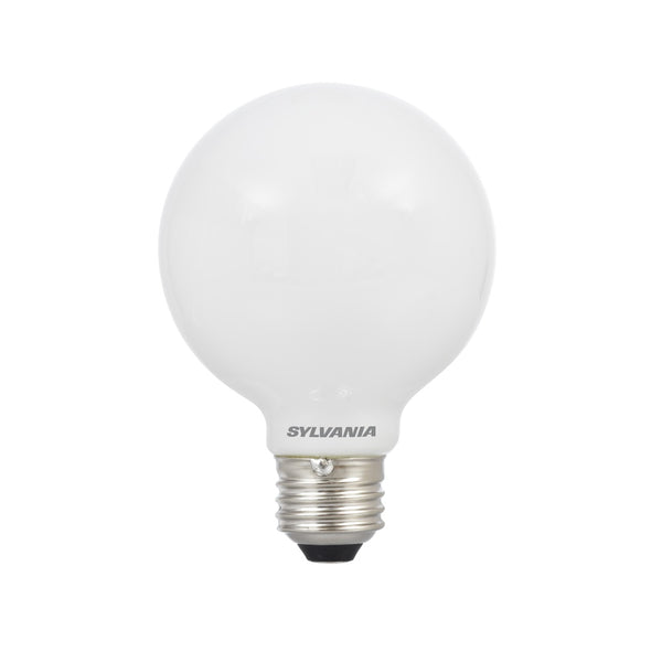 Sylvania 40766 G25 E26 (Medium) Daylight LED Bulb, 40 Watt, 2 pk