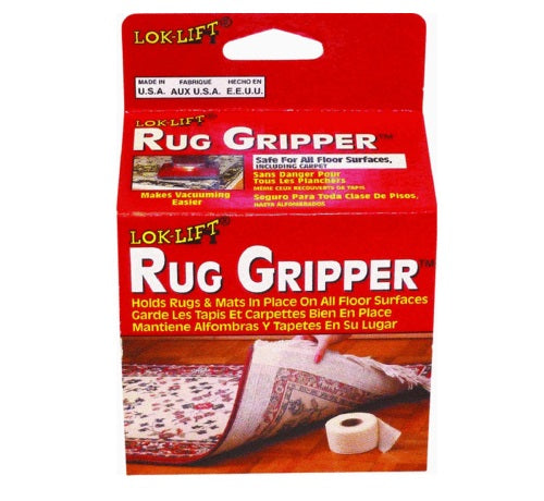 Optimum Technologies 425R Lok Lift Rug Gripper for Runners, White, 4" x 25'
