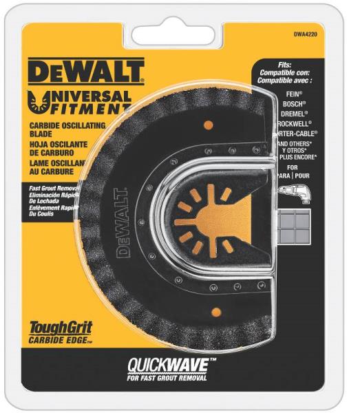 DeWalt DWA4220 Oscillating Fastcut Carbide Grout Removal Blade