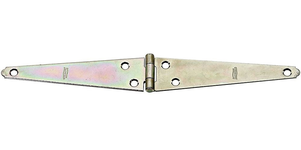 National Hardware N127-639 280BC Light Strap Hinge, 6", Zinc Plated