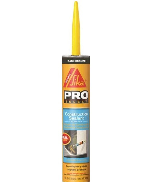 Sikaflex 515310 Non-Staining Construction Sealant, 10.1 Oz, Dark Bronze
