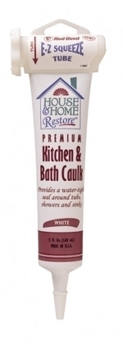 Red Devil 0838 Premium Kitchen & Bath Caulk 5 Oz, White
