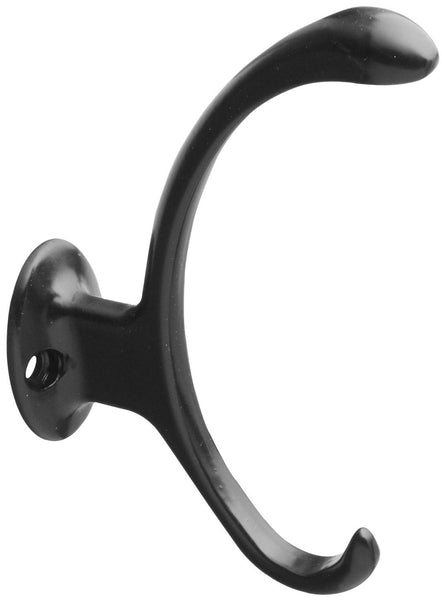 National Hardware S806-745 Garment Hook, 5", Black