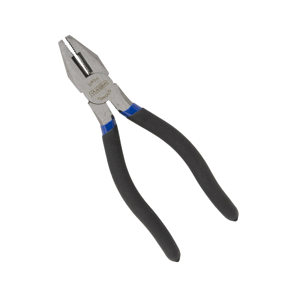 Vulcan PC918-11 Fully Polished Lineman's Plier, Vinyl, 7 Inch L