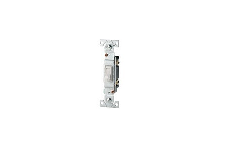 Cooper Wiring 5223-7W-BU Copal Toggle Switche, 3 Way, White