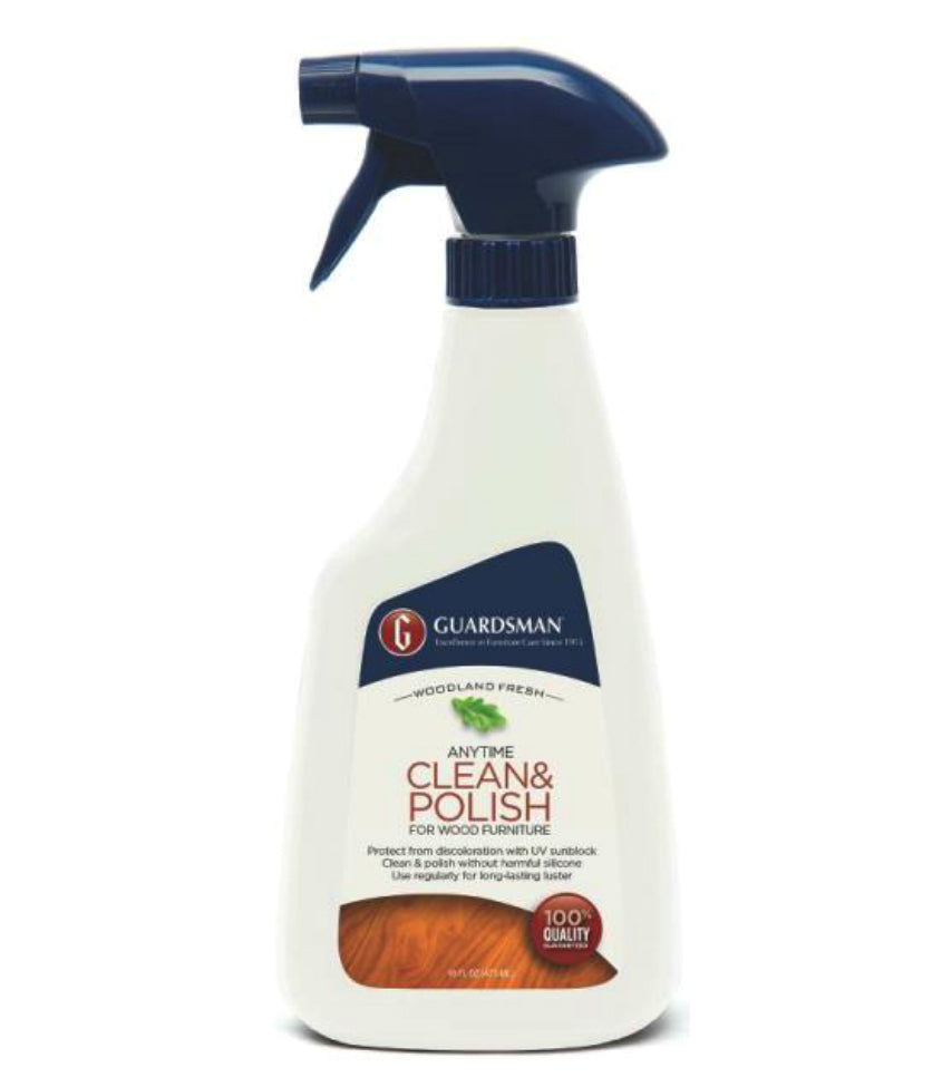 Guardsman 461100 Anytime Clean & Polish Furniture, 16 Oz