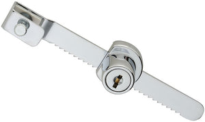 National Hardware N183-798 V828 Keyed Showcase Lock, Chrome, 4-1/2"