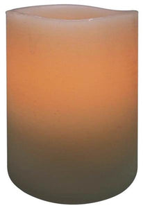 Holiday Basix E03388 Flameless Real Wax LED Piller Candle, 4"