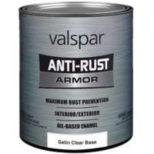 Valspar 044.0021883.005 Anti Rust Armor Paint Qt, Clear Base