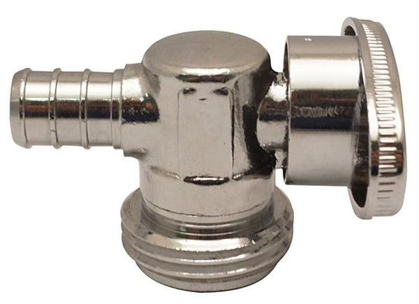 Conbraco APXGHV1234 Angle Stop Valve, 200 PSI, Chrome Plated