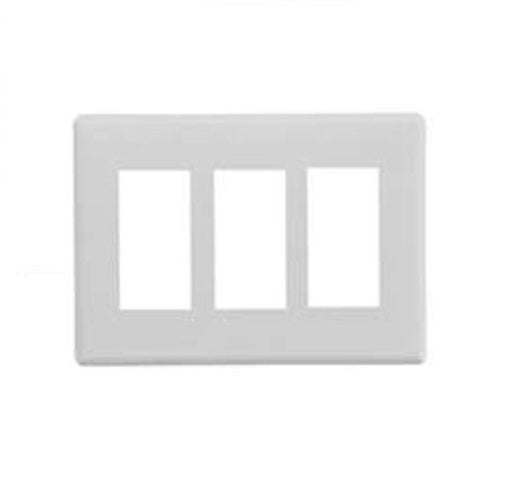 Cooper Wiring PJS263W Decor Screwless Wallplate 3G W