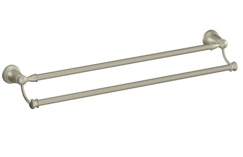 Moen Y2622BN Double Towel Bar, Brushed nickel