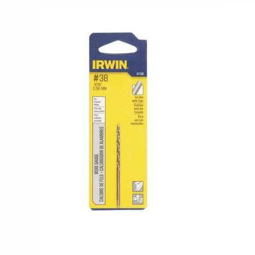 Irwin 81138 High Speed Steel Wire Gauge Drill Bit, 1-7/16" x 2-1/2"