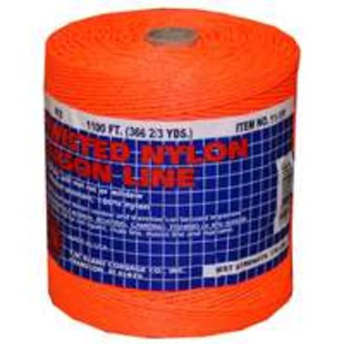 Tw Evans Cordage 11-191 Twis Mason Line, #18 x 1100', Orange