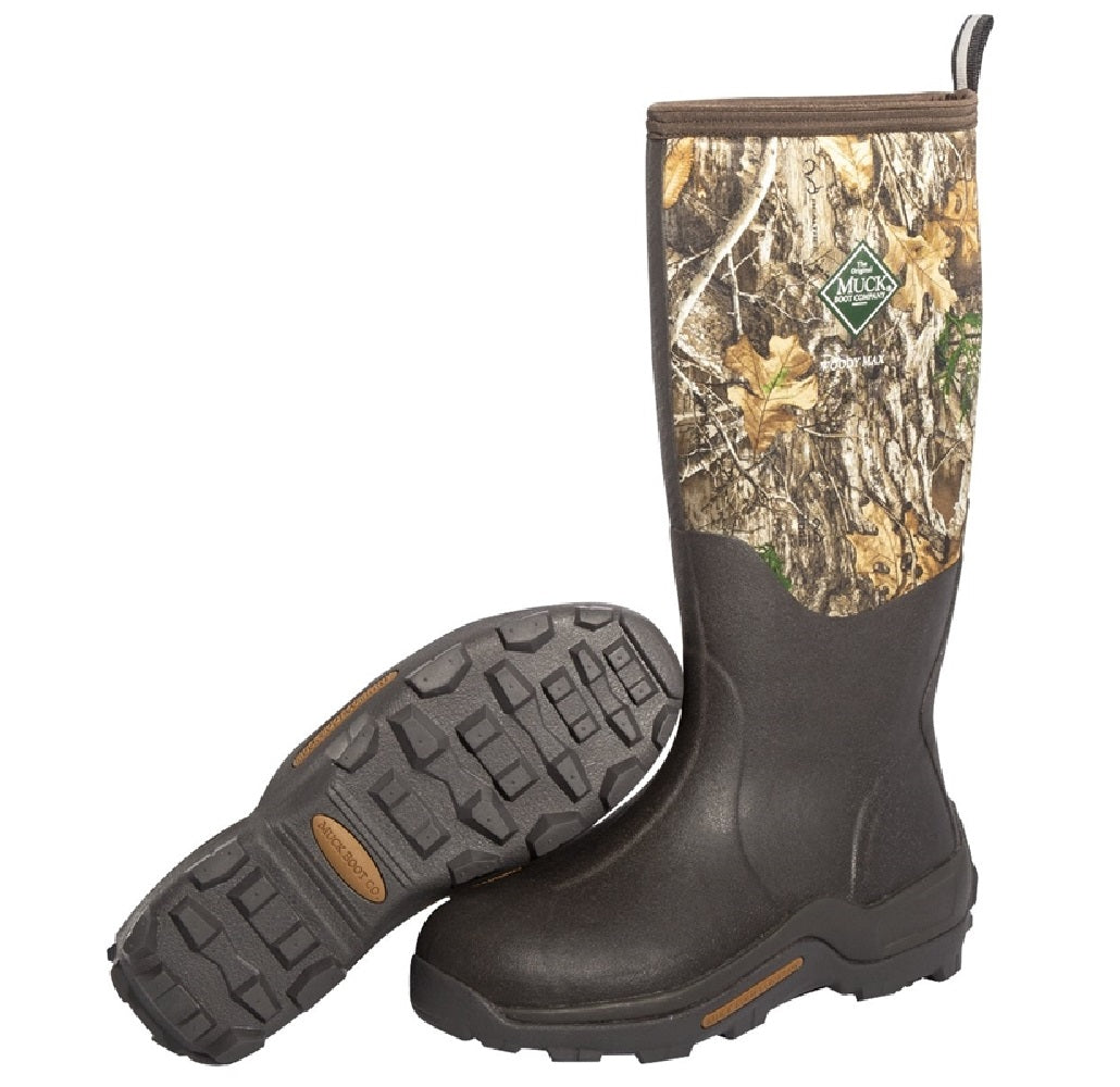 The Original Muck Boot WDM-RTE-RTR-110 Woody Max Waterproof Rubber Hunting Boots, Size 11