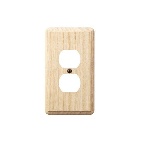 Amerelle 401D Contemporary 1 Duplex Outlet Wall Plate