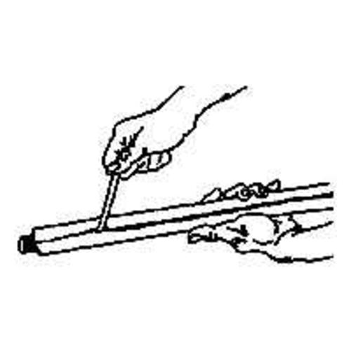 Tundra Seal PC12058TW Self-Sealing Pipe Insulation 1/2"x1/2"x6'