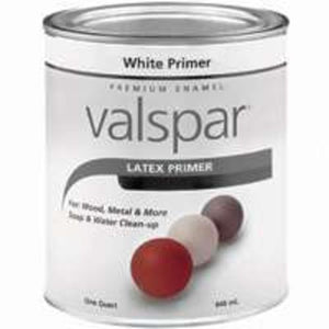 Valspar 410.0065054.005 Acrylic Latex Primer 1 Qt, White