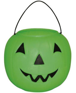General Foam OR-HG1020 Big Jack Halloween Pumpkin Pail With Handle, 10", Green