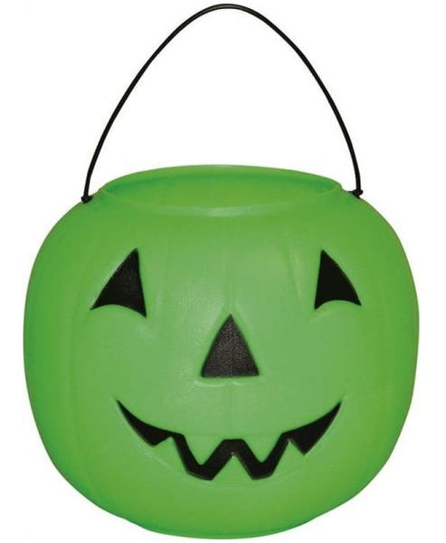 General Foam OR-HG1020 Big Jack Halloween Pumpkin Pail With Handle, 10", Green
