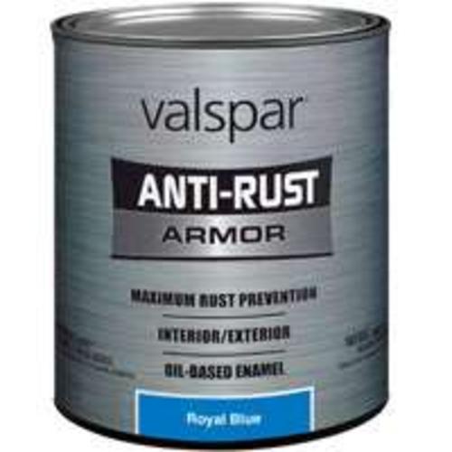 Valspar 044.0021859.005 Anti Rust Enamel, Quart , Safety Blue