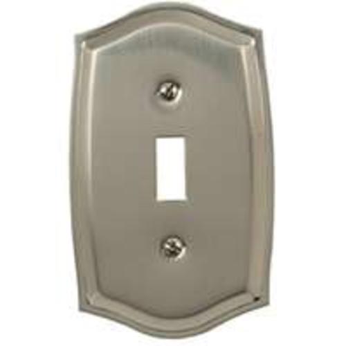 AmerTac 76TN 1 Toggle Sonoma Wallplate, Polished Nickel
