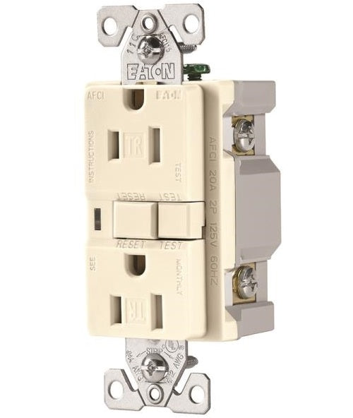 Cooper Wiring TRAFCI15LA-K GFCI Receptacles, 125 Volt, 15 Amp