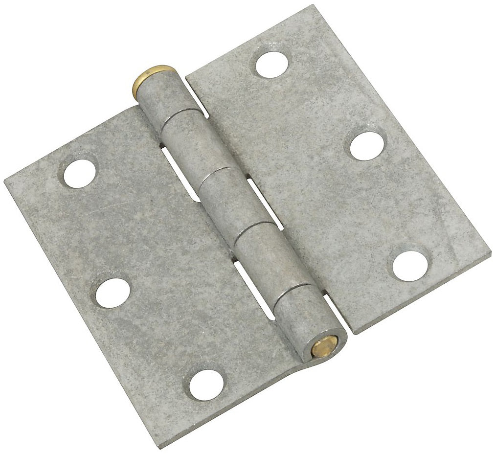 National Hardware N208-835 V504 Removable Pin Broad Hinge, 3", Galvanized