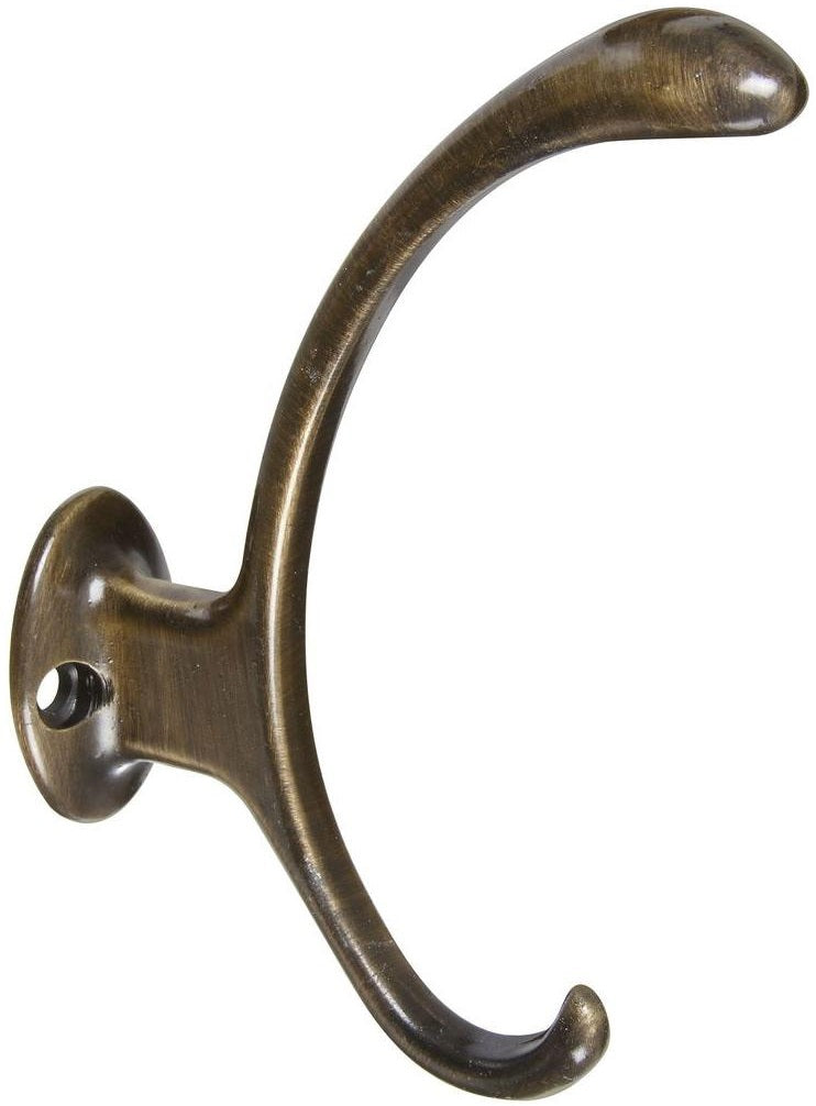 National Hardware S806-778 V8008 Garment Hook, Antique Bronze, 1.188" W x 5" H