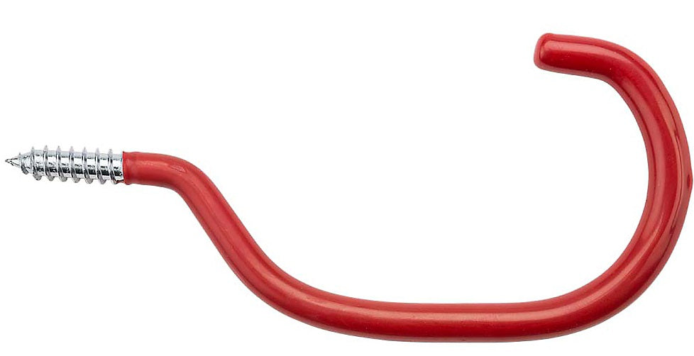 National Hardware N188-007 V2158 Bicycle Hooks, Vinyl coated, Red
