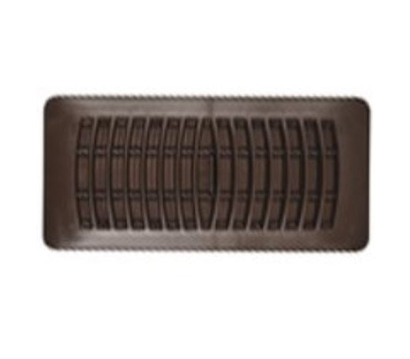 Imperial RG1290 Plastic Floor Register, Brown, 3" x 10"