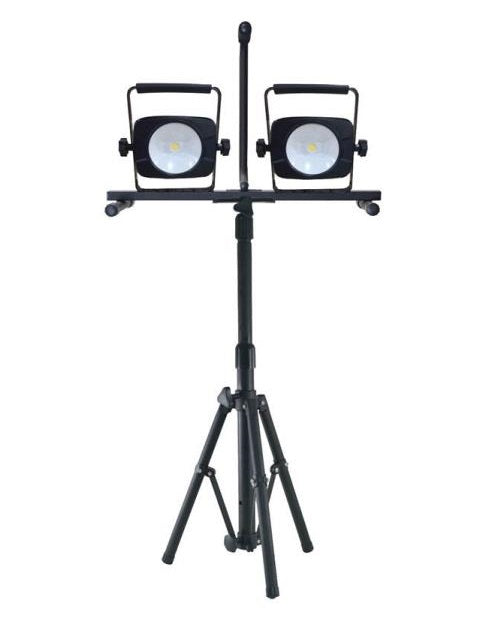 Power zone O-C2-2500DT-QR-U Work Light With Double Tripod, 56 W, LED Bulb