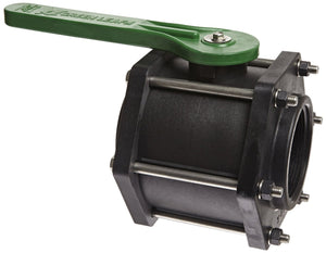 Green Leaf V 300 FP Polypropylene Bolted Ball Valve, 3" NPT Female