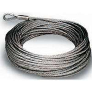 Baron 59005/50095 Pre-Cut Cable 1/4" x 100', Galvanized