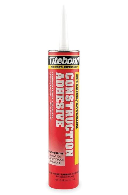 Titebond 3451 Interior & Exterior Construction Adhesive, Tan, 10.5 Oz