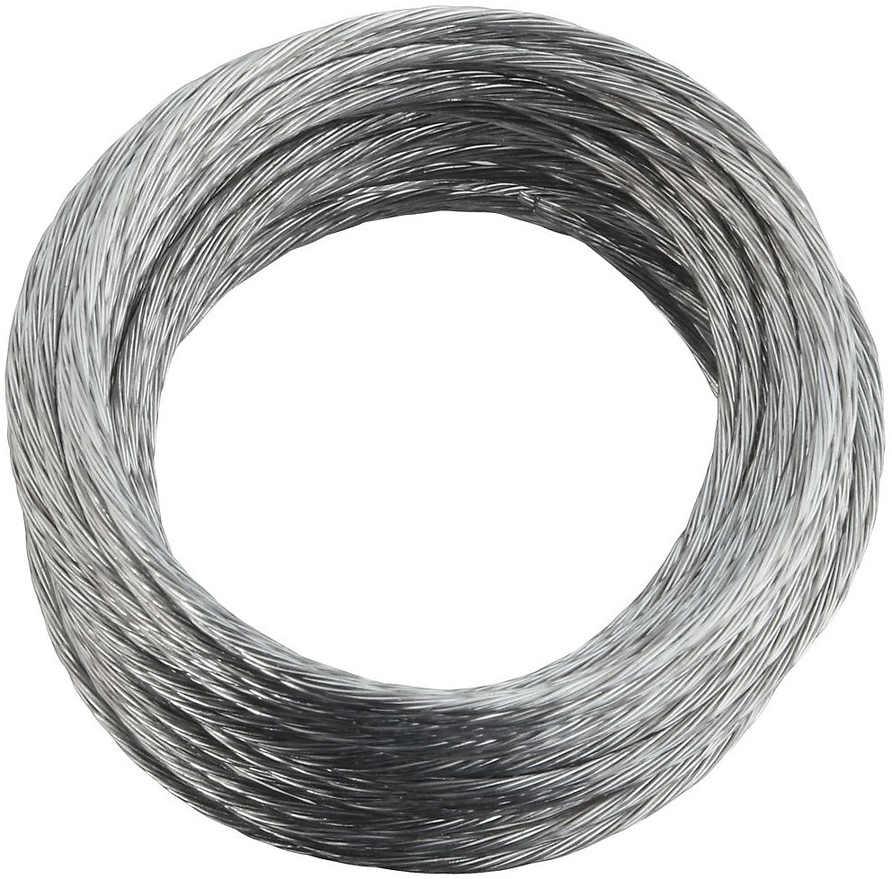 National Hardware N260-315 Medium-Duty Braided Wire, #3 x 25', Galvanized