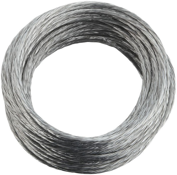 National Hardware N260-315 Medium-Duty Braided Wire, #3 x 25', Galvanized