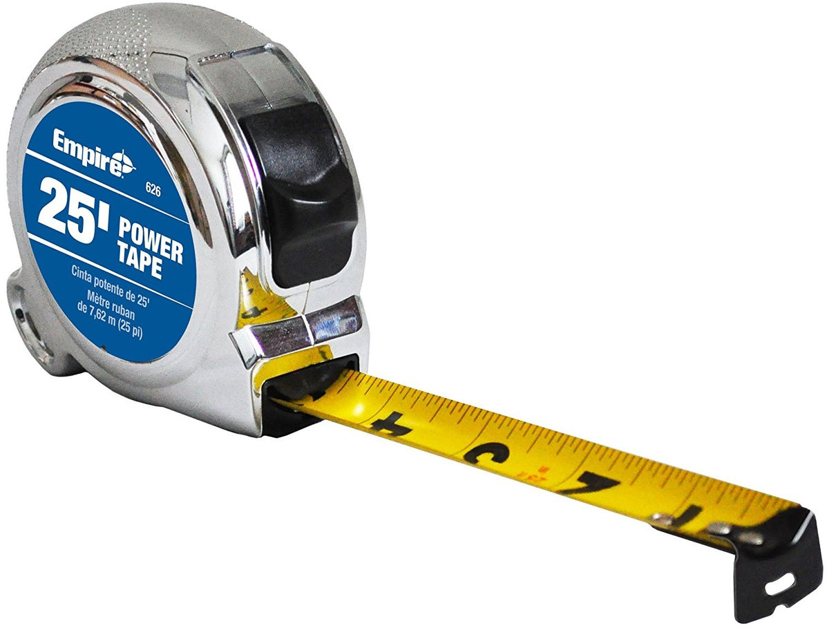 Empire 626 Power Measuring Tape, 25' x 1"