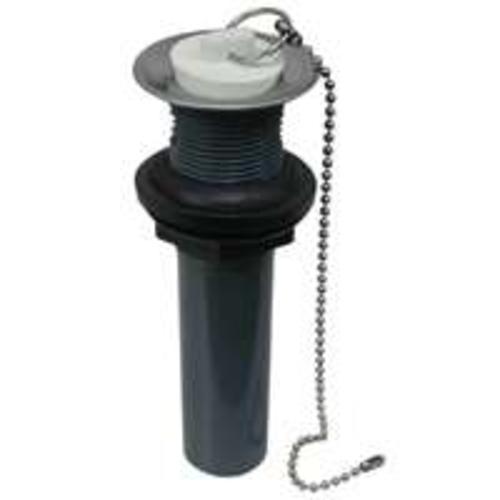 Worldwide Sourcing TW0915 "Mintcraft" Pvc Po Plug With Chrome 1-1/4"X5" - Chrome