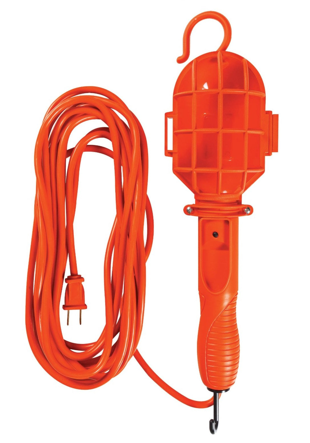 Woods 0201 Extra Flexible Cord Trouble Light, 25', Orange