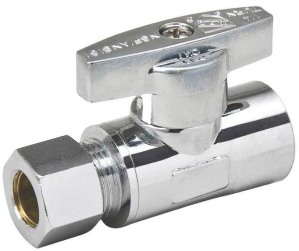 B & K 191-432HC Straight Valves, 1/2" x 3/8"