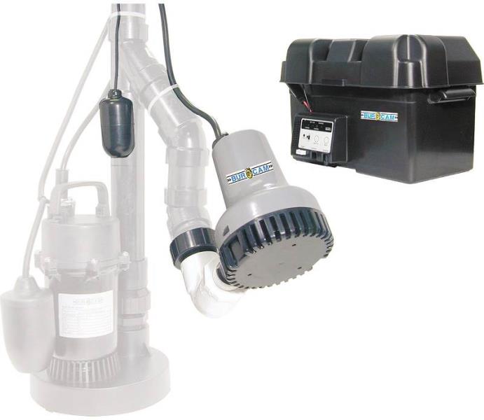 Bur-Cam Pumps 300403 Sump Pump Back-Up System, 12 volts