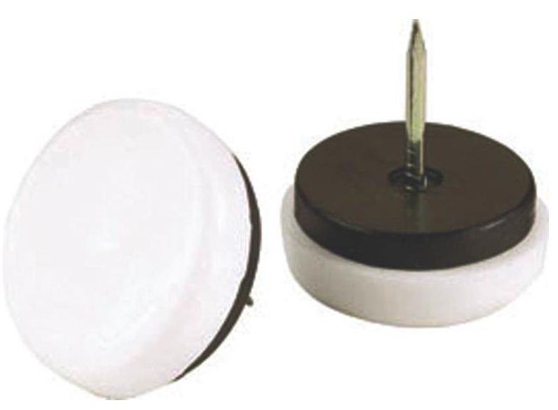 Shepherd Hardware 9513 Plastic Nail On Cushion Glides, 1-1/2"