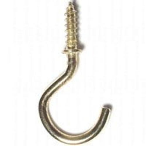 Midwest 21734 Cup Hook, 1", Brass