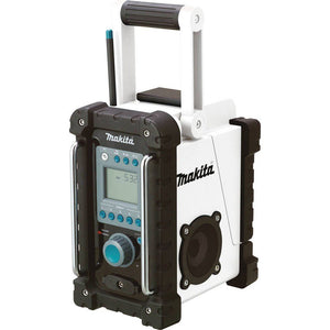 Makita XRM02W Compact Lithium-Ion Cordless Job Site Radio, 18 Volt