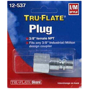 Tru-Flate 12537 Air Quick 3/8"Npt Female Plug