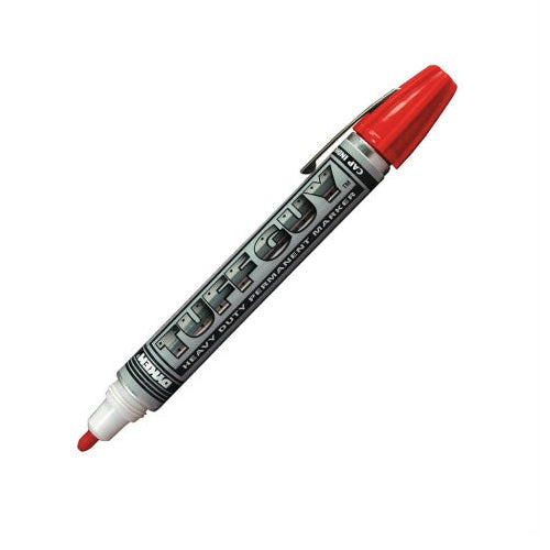 Dykem 44819 Medium Felt Tip Permanent Marker, Red