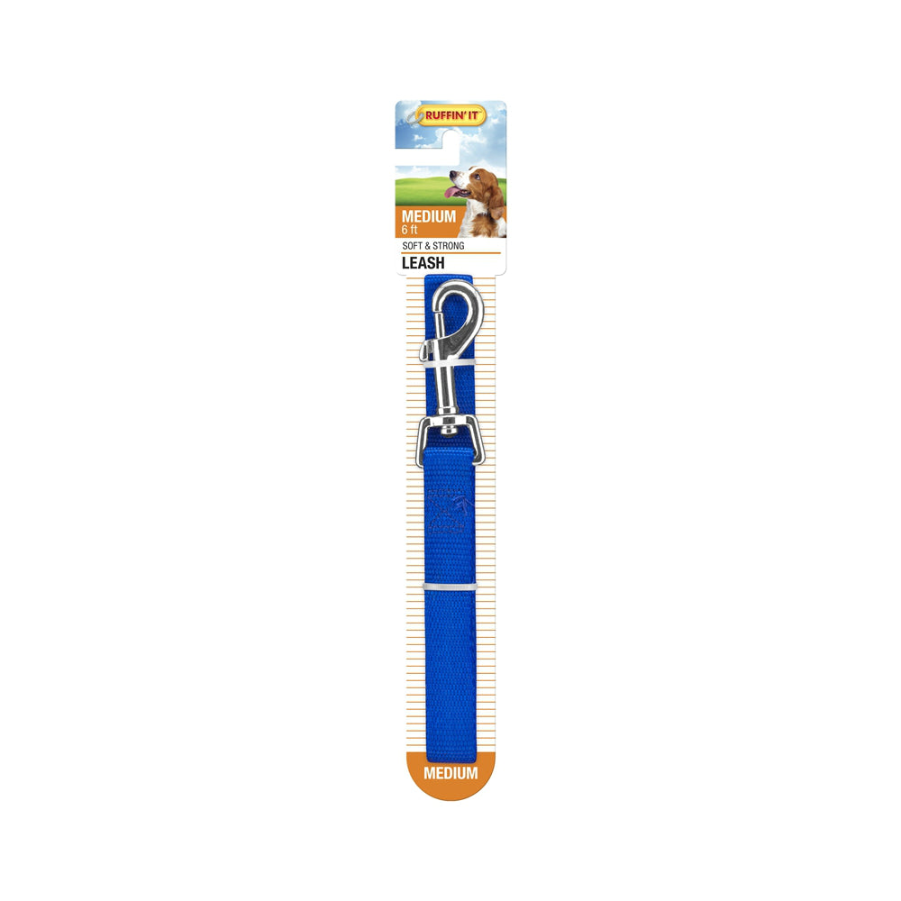 Westminster Pet 7N31066 Ruffin' It Dog/Puppy Leash, Nylon, Blue