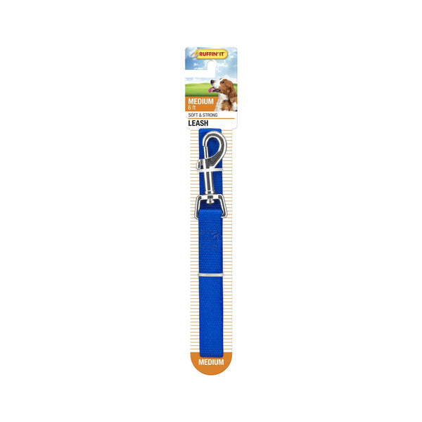 Westminster Pet 7N31066 Ruffin' It Dog/Puppy Leash, Nylon, Blue